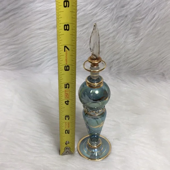 Egyptian Style Handblown Glass Perfume Bottle - Picture 8 of 8